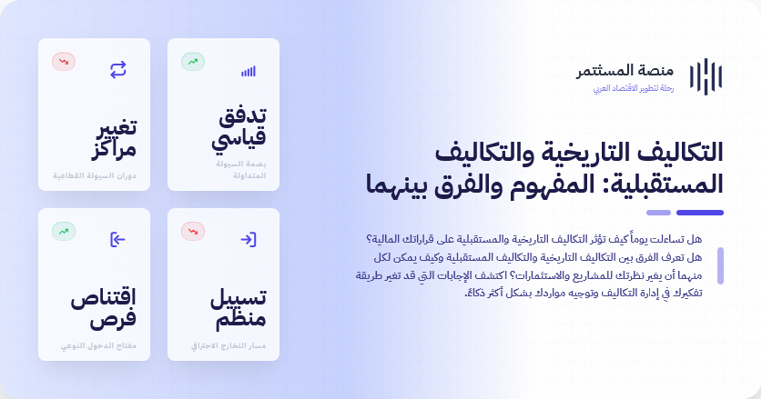 التكاليف التاريخية والتكاليف المستقبلية: المفهوم والفرق بينهما