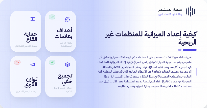 كيفية إعداد الميزانية للمنظمات غير الربحية