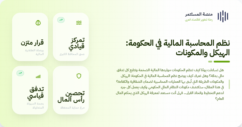 نظم المحاسبة المالية في الحكومة: الهيكل والمكونات